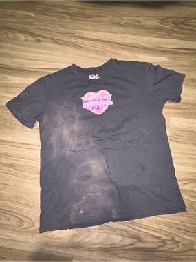 Bratz Kids Black Graphic Tee with Pink Heart Logo